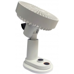 Machino Q4 多功能夾扇 風扇 (白色)｜120° 自動搖頭、4000mAh 大電量、無段變速